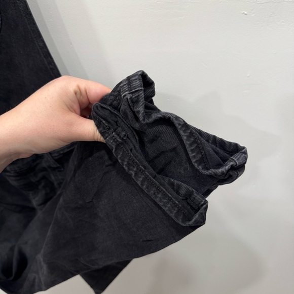 Old Navy Maternity Black Denim Overalls Size 0 Short - Picture 4 of 7